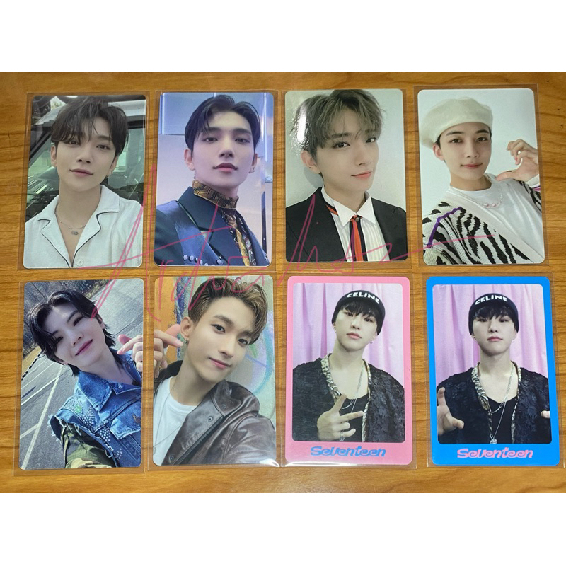 [SLIGHT DAMAGE] [SALE] PHOTOCARD OFFICIAL SEVENTEEN JEONGHAN HOSHI DK WOOZI DICON FML SECTOR 17