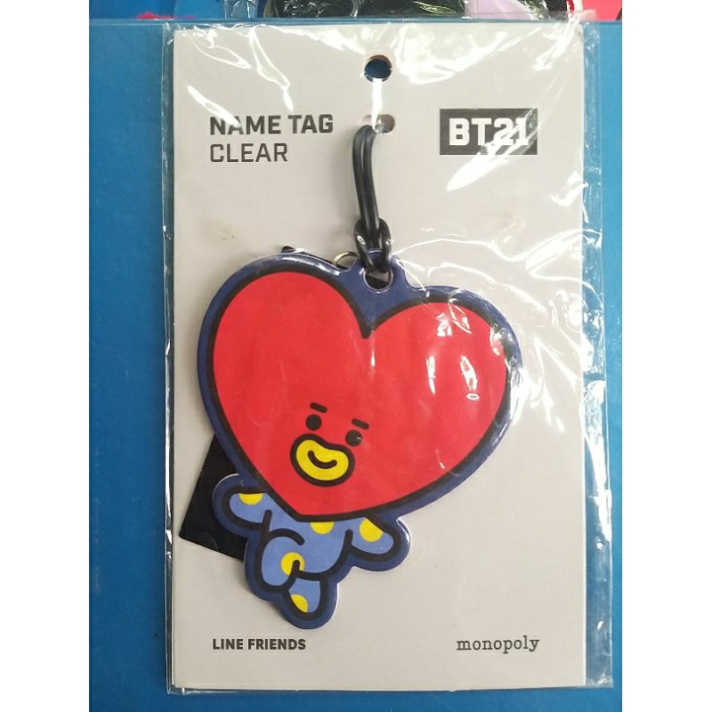 

BT21 Name Tag Clear Tata Ori