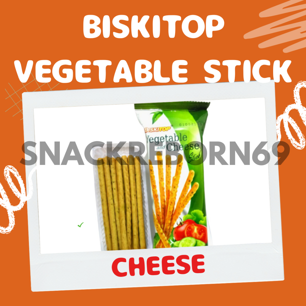 

Biskitop Vegetable Cheese Stick Biskuit Stik 50 gram