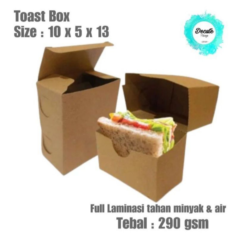 1 PACK ISI 10 DUS TOAST ROTI BAKAR/ TOAST BOX/ DUS SANDWICH