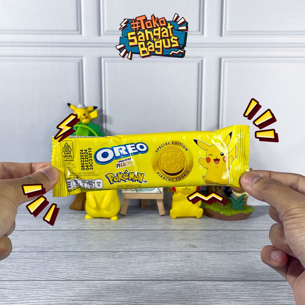 

Oreo Pokemon Biskuit Special Edition Chocolate Banana 27.6g