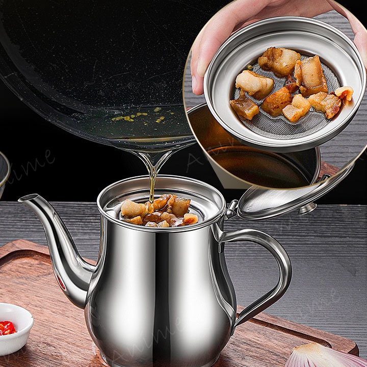 PROMO MURAH 8ml Teko Saringan Teko Penyaringan MinyakTeko saringan minyak Gelas Teko Teko Air Teko k