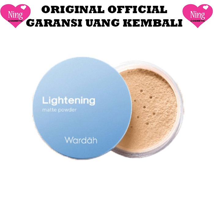 [100% ORIGINAL]WARDAH LIGHTENING Matte powder Bedak Tabur Wardah waterproof glowing 20gr ORIGINAL