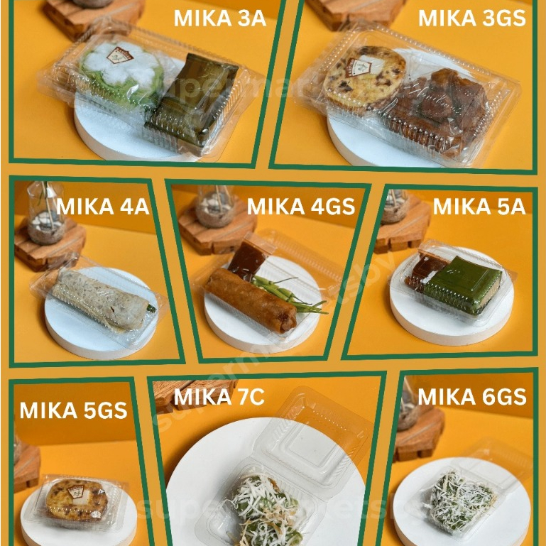 MIKA VIP 3GS 3A 4GS 4A 5GS 5A 6GS 7C/ MIKA BENING / MIKA MAKANAN KUE NASI EMPAL JAJANAN PASAR
