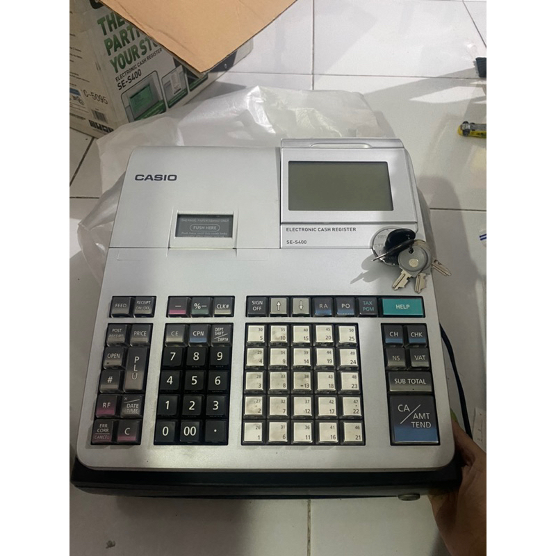 PRELOVED mesin cashier CASIO SE-S4000