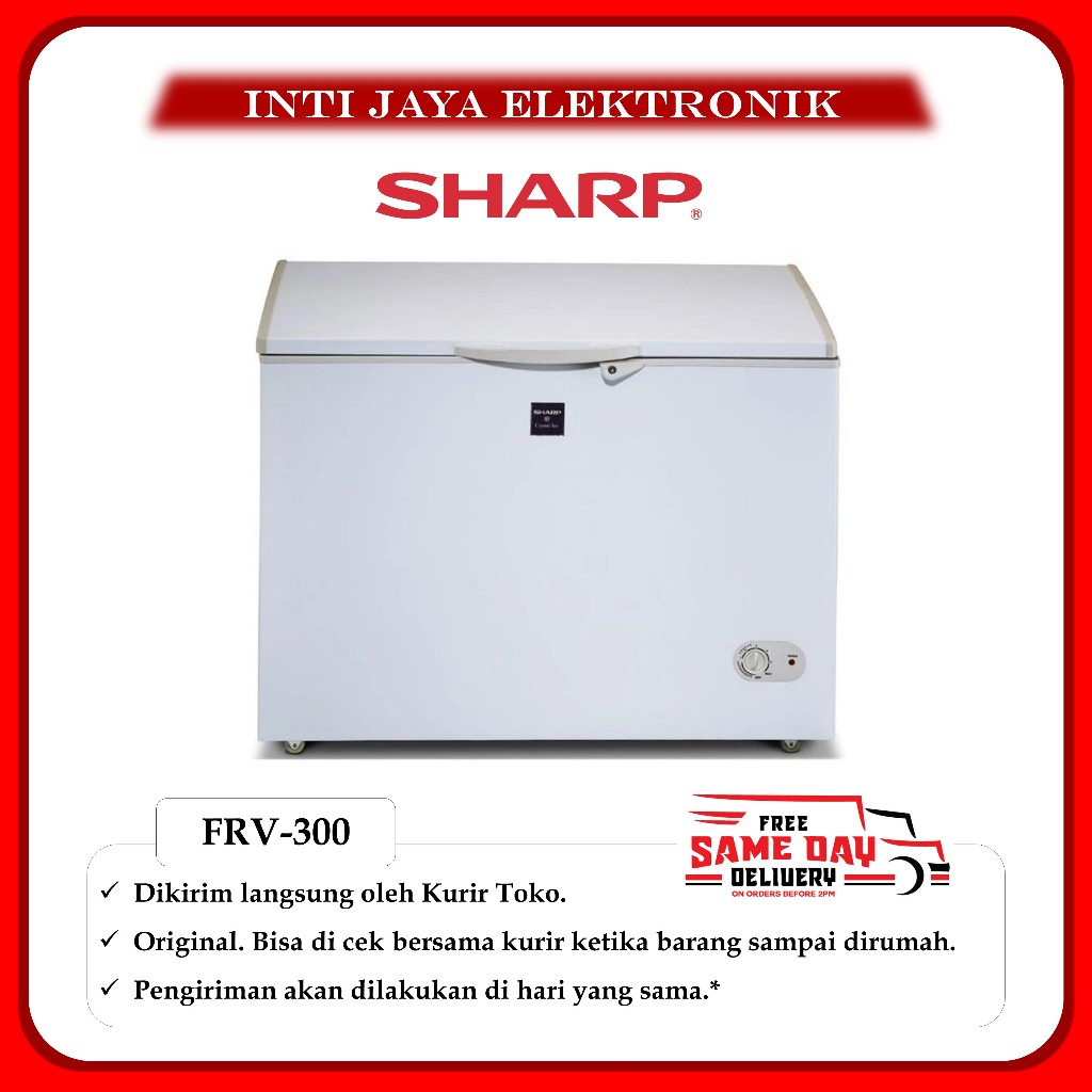 FREEZER BOX SHARP FRV-300 CHEST FREEZER FRV300 FRV 300