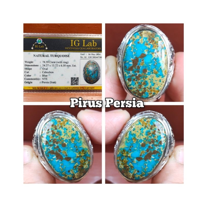 CINCIN BATU PIRUS PERSIA URAT EMAS KUNO