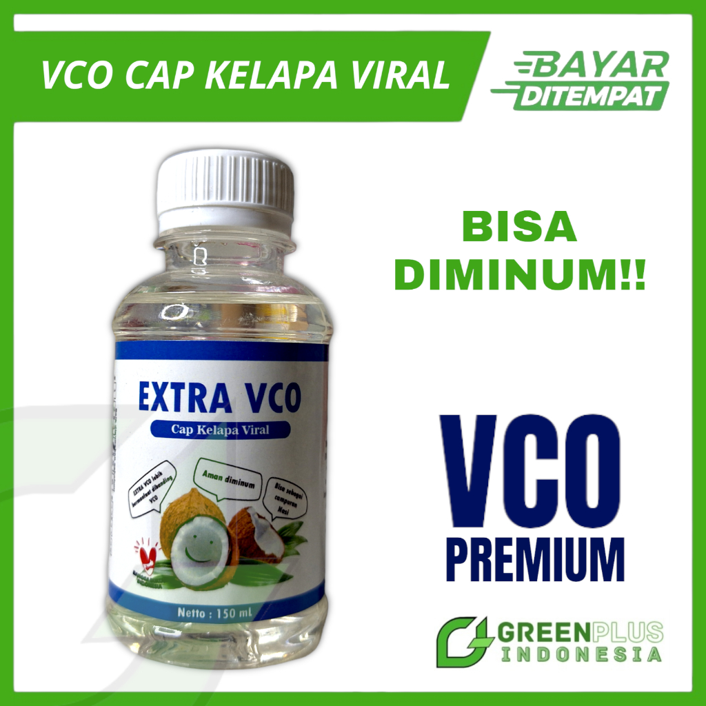 

Extra VCO Cap Kelapa Viral VCO Virgin Coconut Oil Murni 100% BISA DIMINUM