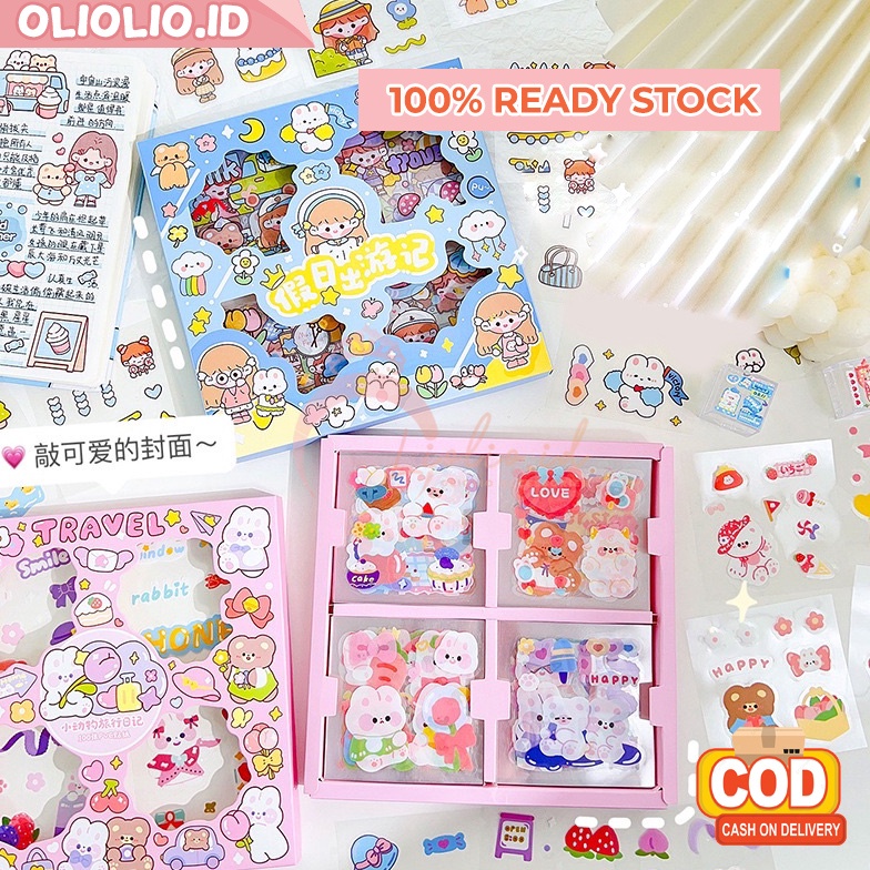 

PROMO Sticker Aesthetic Kartun Lucu 1 Pcs Waterproof DIY Tumbler Diarybook Scrapbook MX512 Murah