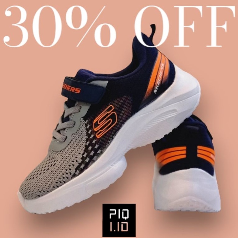 Banyak Dipakai Sepatu Anak Skechers Kids Premium Abu Hitam Orange  Sepatu Anak lakilaki dan perempua