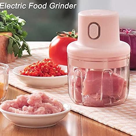 ART I2S3 USB Mini Chopper 25 ML Elektrik Tanpa Kabel Food Processor Blender Portable MultifungsiPENG