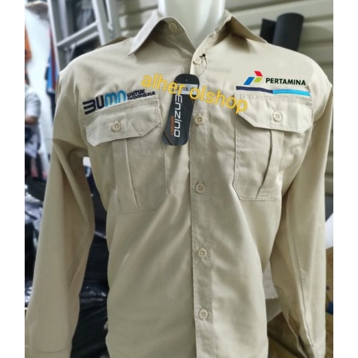 PROMO SALE kemeja Pertamina baju Pertamina seragam Pertamina pdh Pertamin baju kerja Pertamina serag