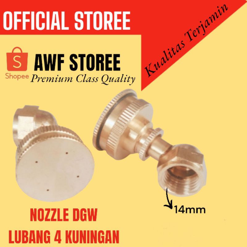 Nozzle Spuyer Lubang 4 DGW Kuningan Dgw