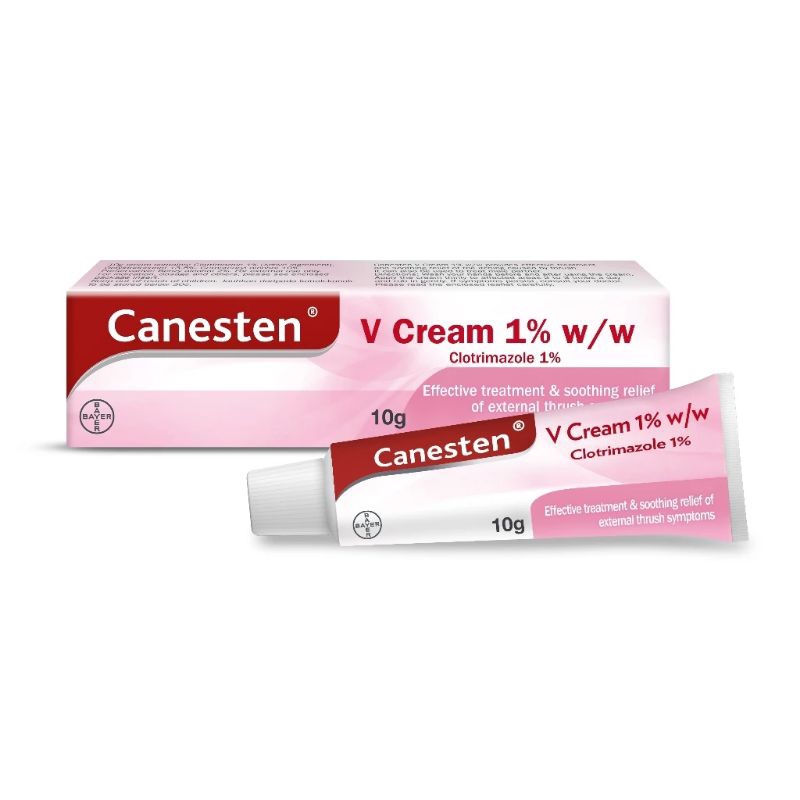 Canesten V Cream 1% For External Thrush Treatment (10g) / Salep Jamur Miss V / Obat Gatal Infeksi Ja