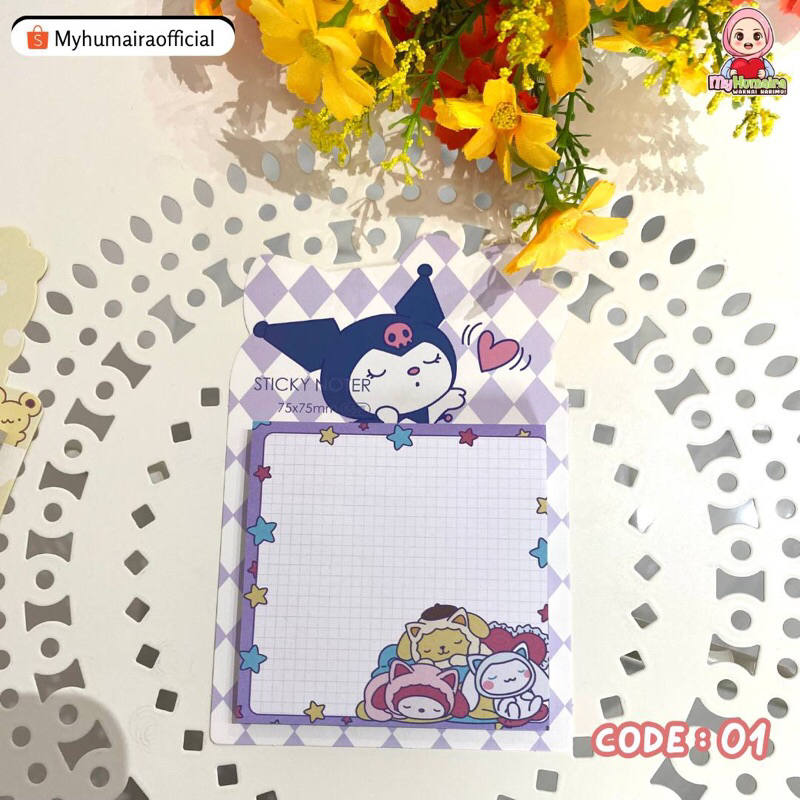 

[TENGGARONG] STICKY NOTES SANRIO