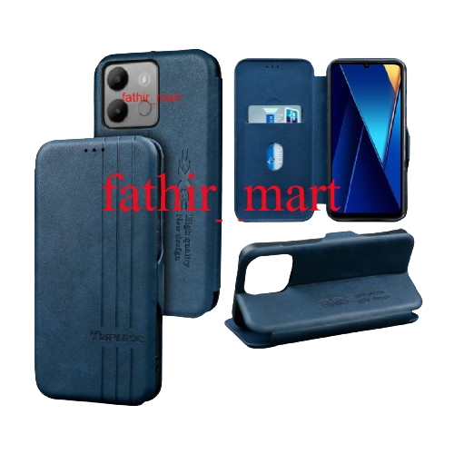 CASE DOMPET INFINIX SMART 7 CASE DOMPET MOTIF CASE Magnet Flip Leather Cover Leather Magnet