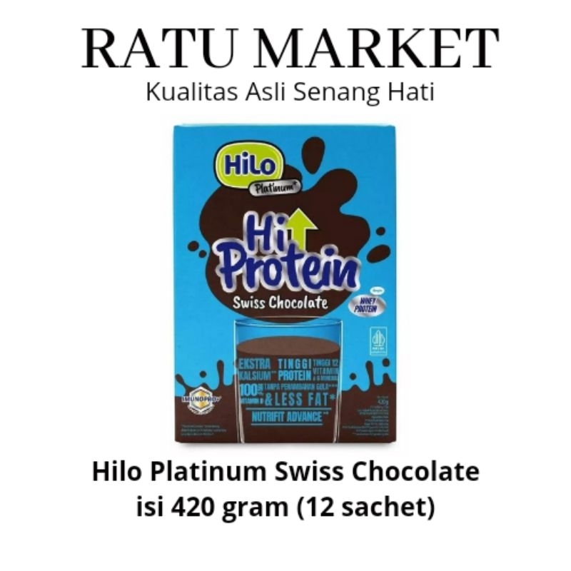 

HILO PLATINUM SWISS CHOCOLATE 420 GRAM SUSU TINGGI KALSIUM