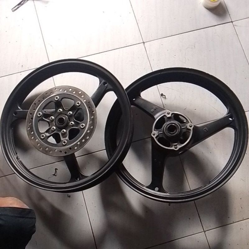 VELG RACING DEPAN BELAKANG HONDA TIGER REVO ORI BEKAS
