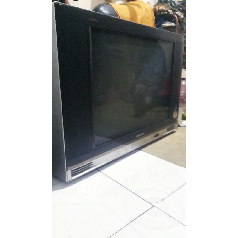 tv tabung slim 29 inchi. merk POLYTRON