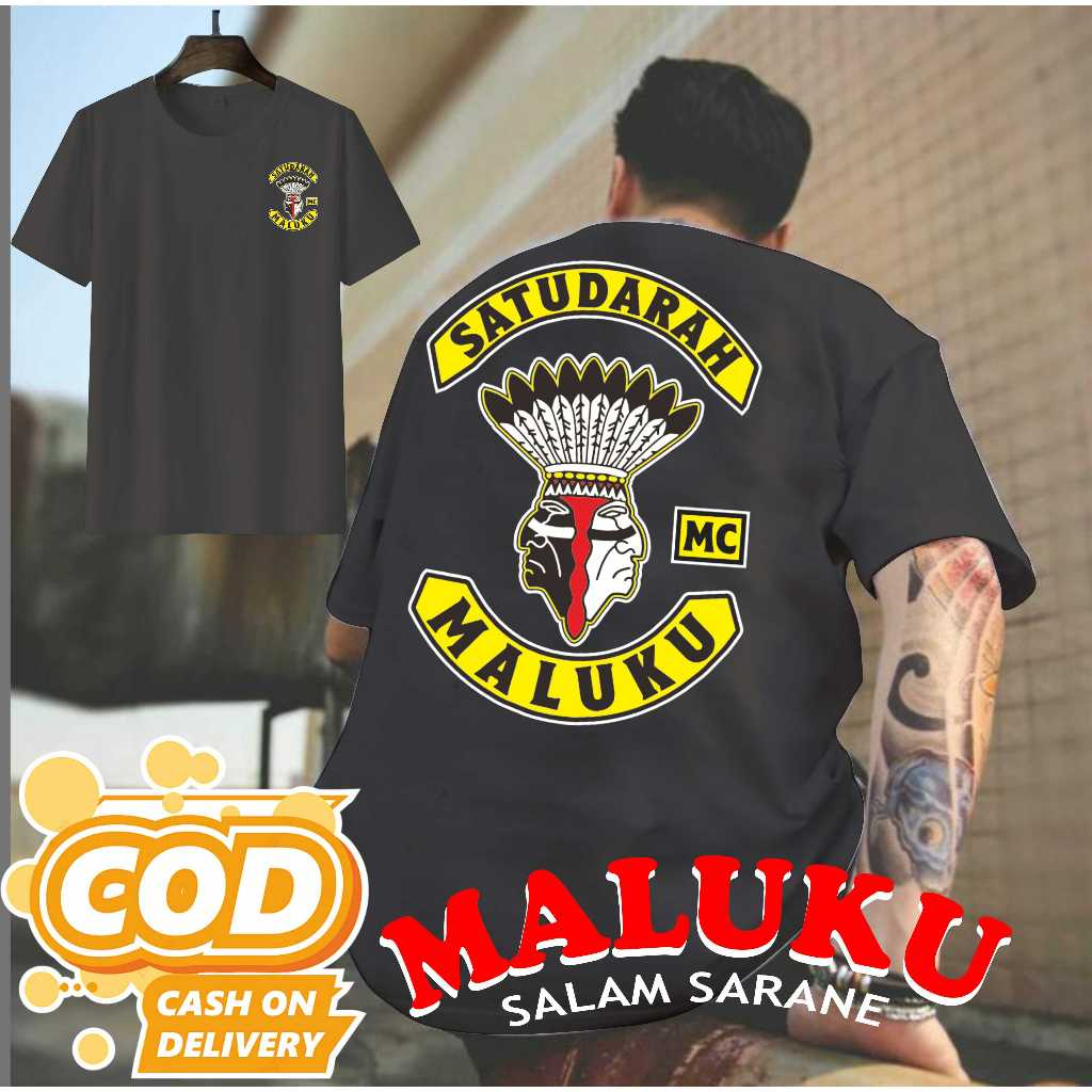 KAOS MALUKU SATU  RASA KITO RANG BASAUDARA+ BONUS STICKER MALUKU