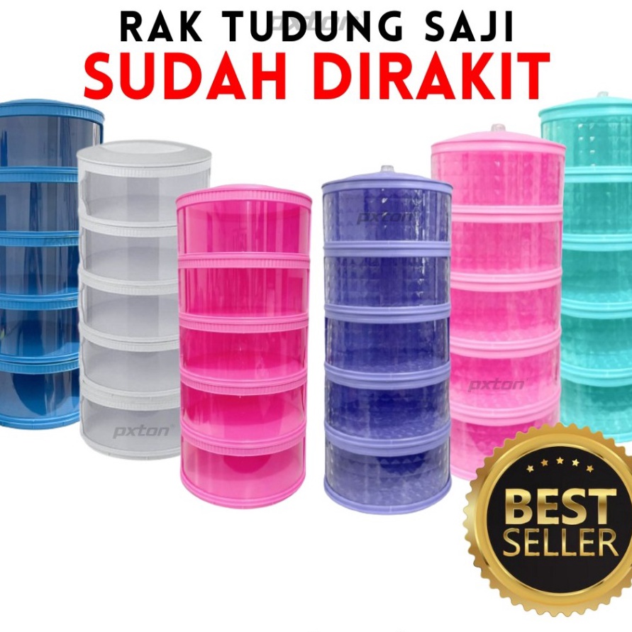 COD NEWPRODUCT Multilayer Rak plastik penyimpanan tempat makanan penutup tudung saji Multilayer Rak 