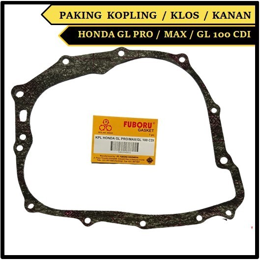 PAKING KOPLING GL PRO / MAX / GL 100 CDI GASKET PERPAK KLOS RENGKES KANAN FUBORU