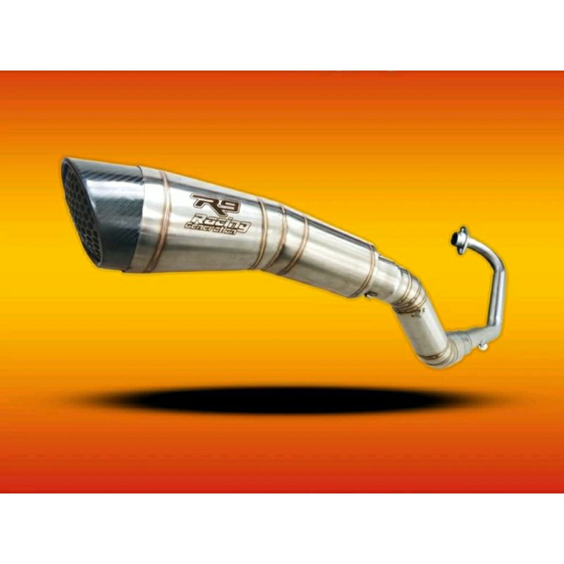 Knalpot R9 H2 Vixion Old New, CBR 150 Old/New, Cb Old New, Megapro Tiger Verza dll