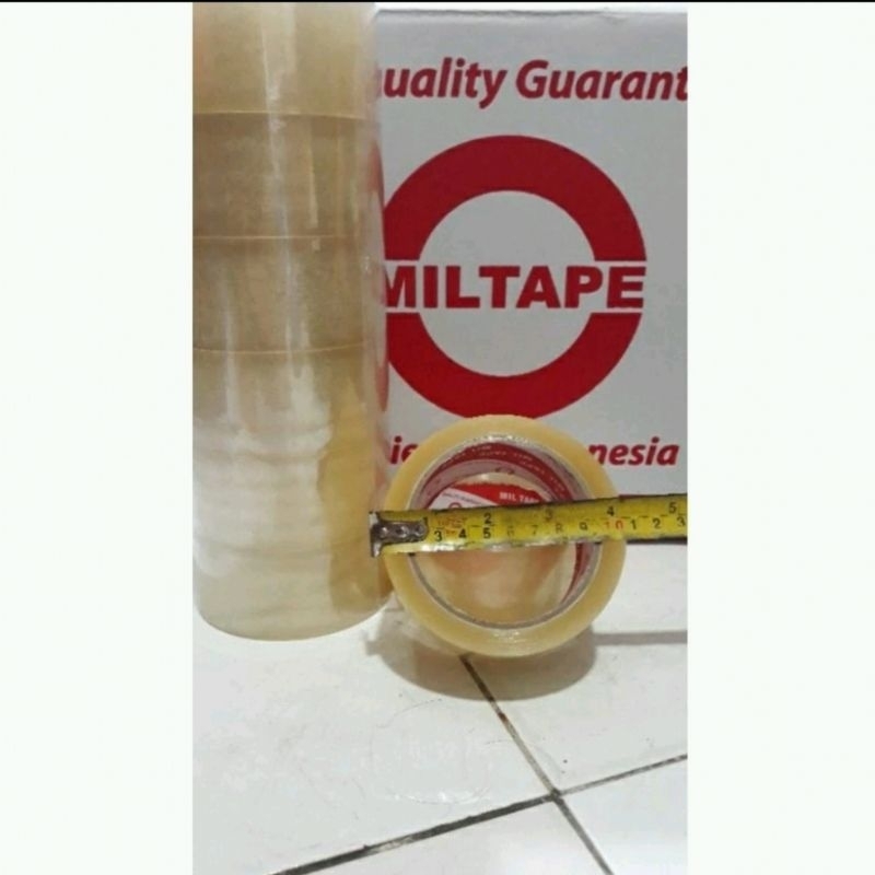 

LAKBAN MIL Tape FULL bening dan fragille 45mm X 90 yard