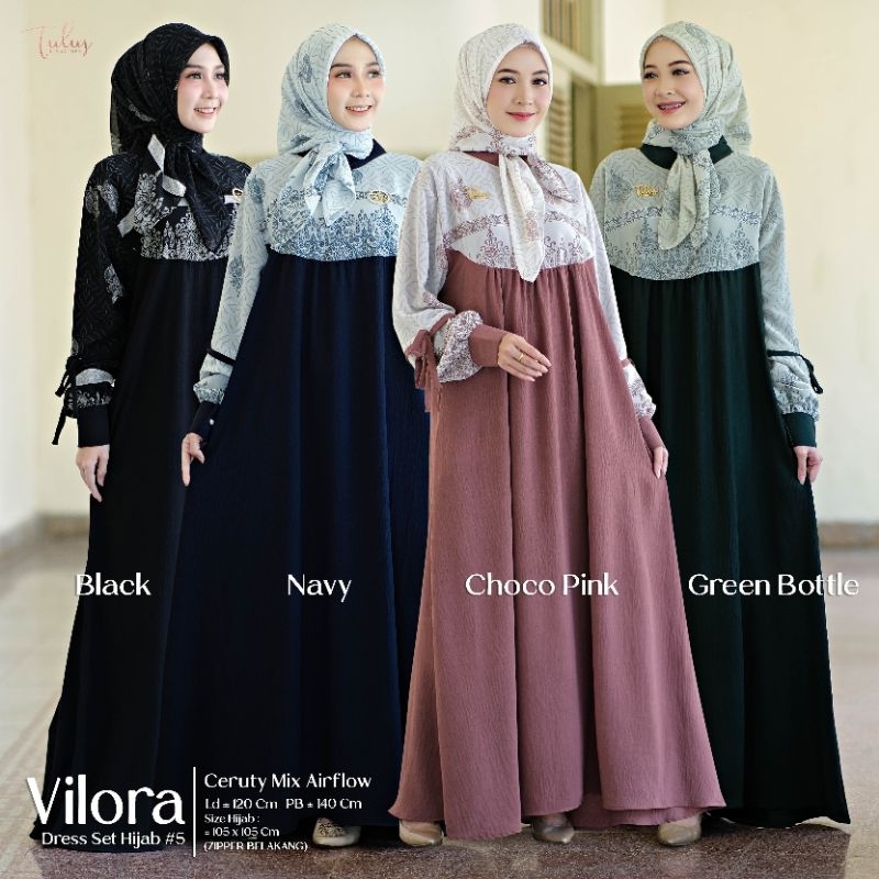 VILORA SET HIJAB ORI TULUS SIGNATURE