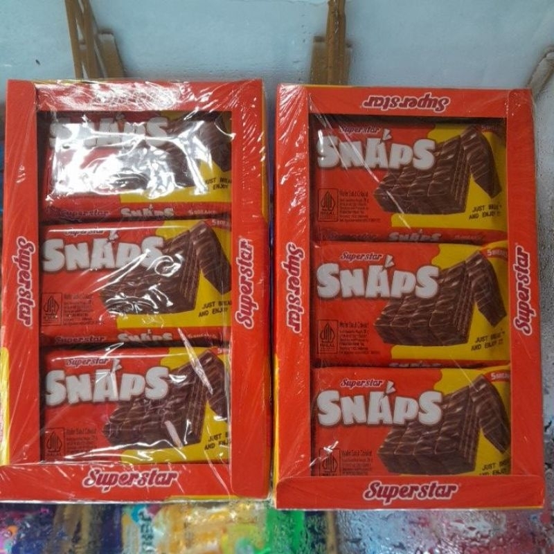 

wafer superstar snaps 336gr 12 pcs