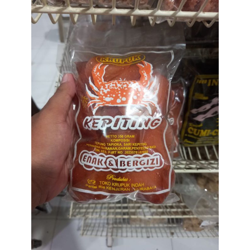 

Kerupuk Kepiting Mentah Khas Kenjeran Surabaya