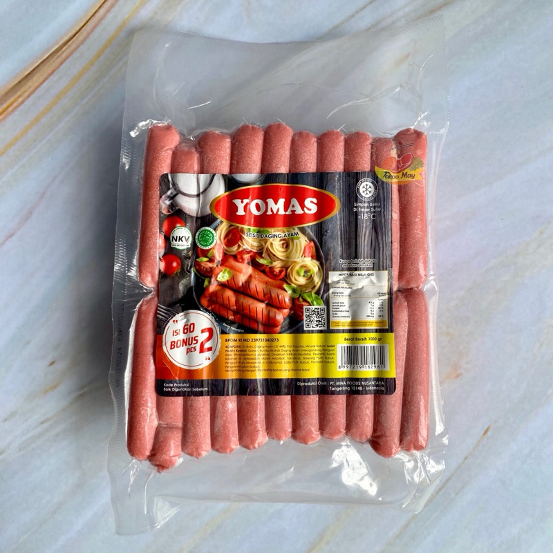 

Yomas Sosis Daging Ayam Merah 1kg