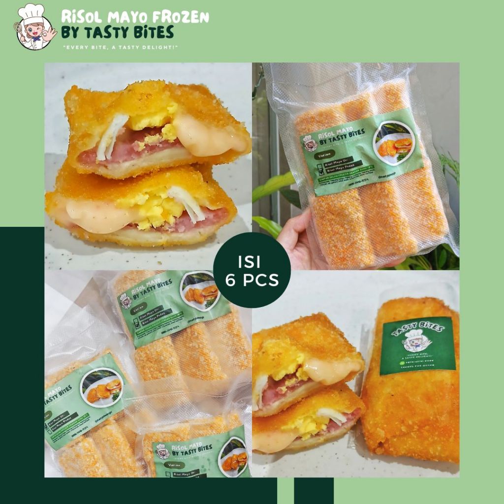 

Risol Mayo Frozen by Tasty Bites 1 Pack Isi 6 Pcs