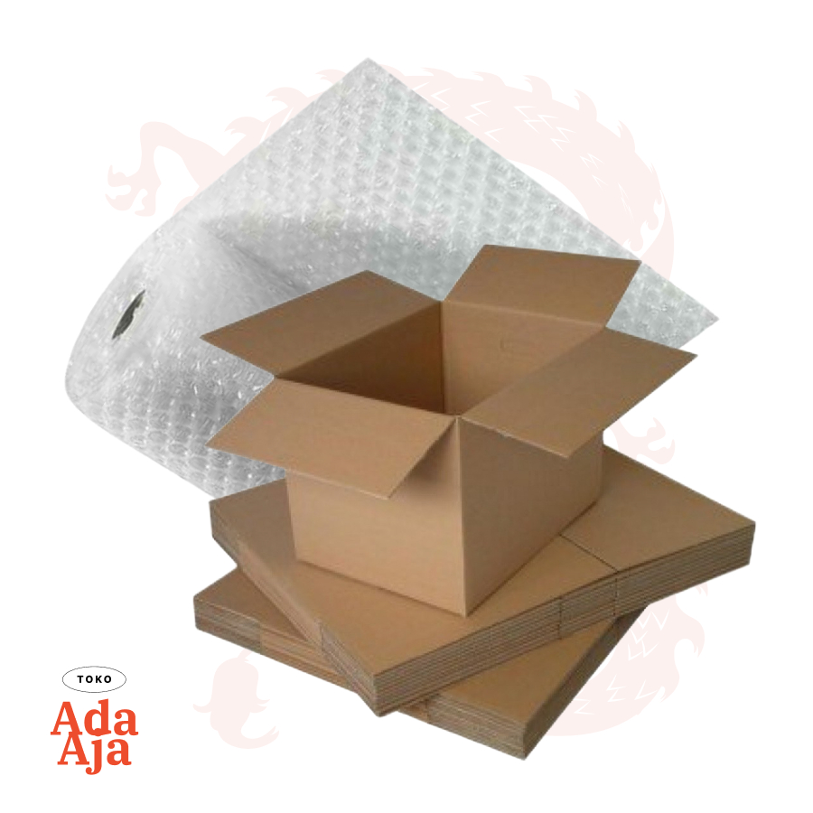

Extra Packing Bubblewrap dan Kardus