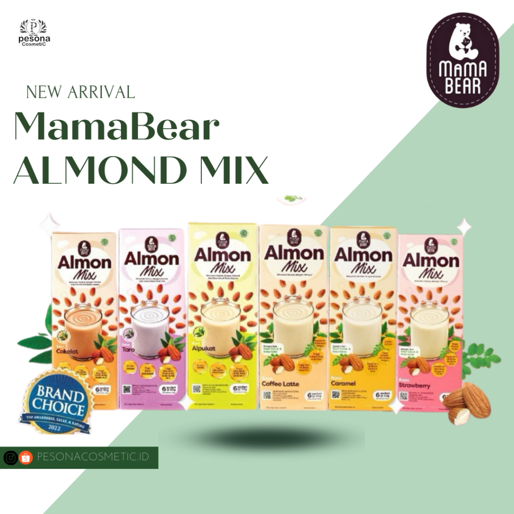 Mama Bear Almon Mix - Pelancar Asi Mama bear - Asi Booster Susu Almond