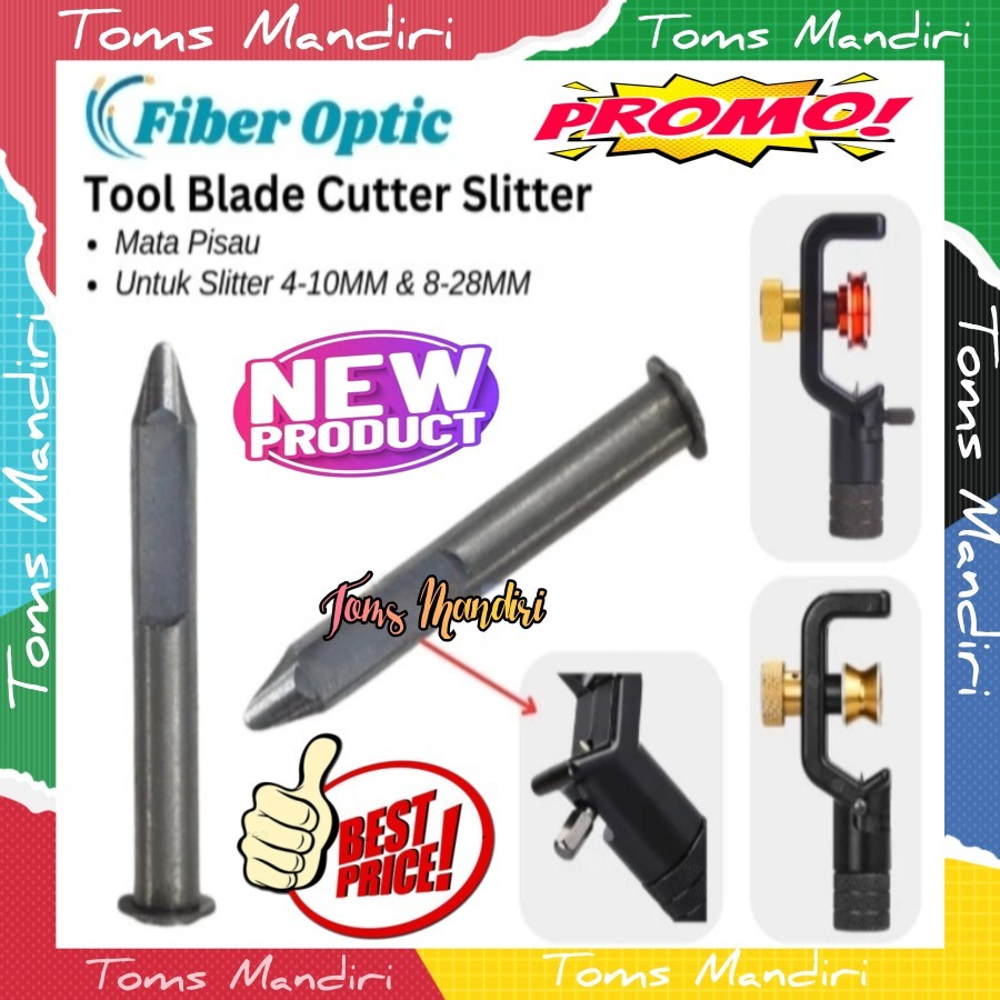 

Fiber Optic Tool Blade Cutter Slitter 4-10mm 8-28mm | Mata Pisau