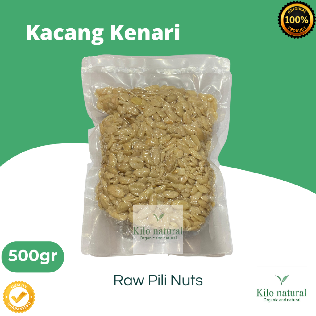 

Kacang Kenari Mentah 500gr / Raw Pili Nuts 500gram