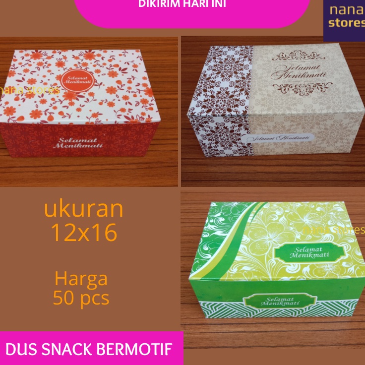 

Diskon Deal 5 PCS Dus kue ukuran 12x16 dus snack ukuran 12x16