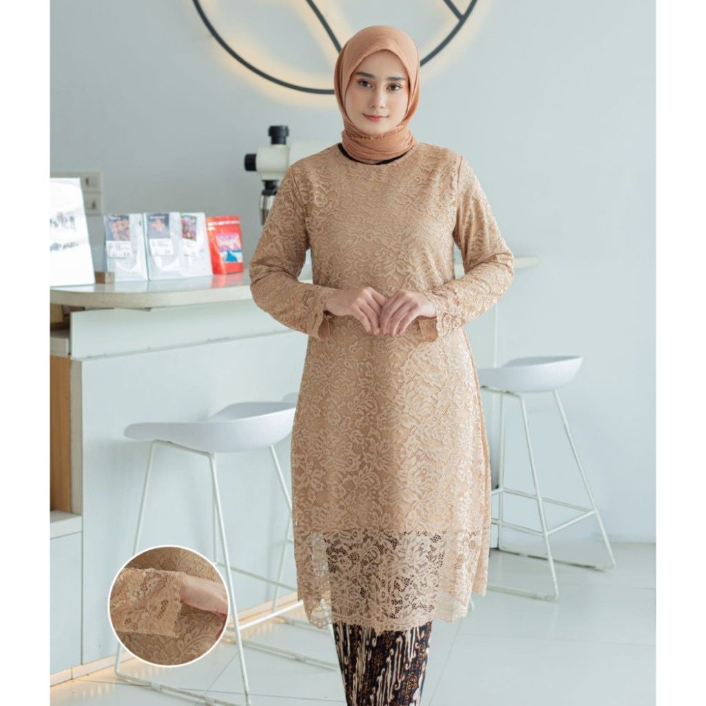 NEW PROMO//ATASAN Kebaya Brukat Tunik Brukat Jumbo dan  PREMIUM QUALITY / toko_kebaya_PUSAT ATANAH A