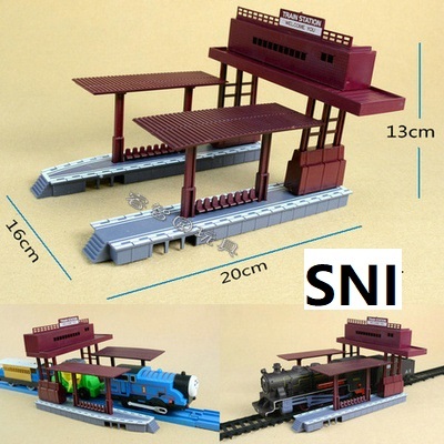Mainan Miniatur Jembatan Stasiun Kereta Api fenfa/Railking Skala 1:87 HO