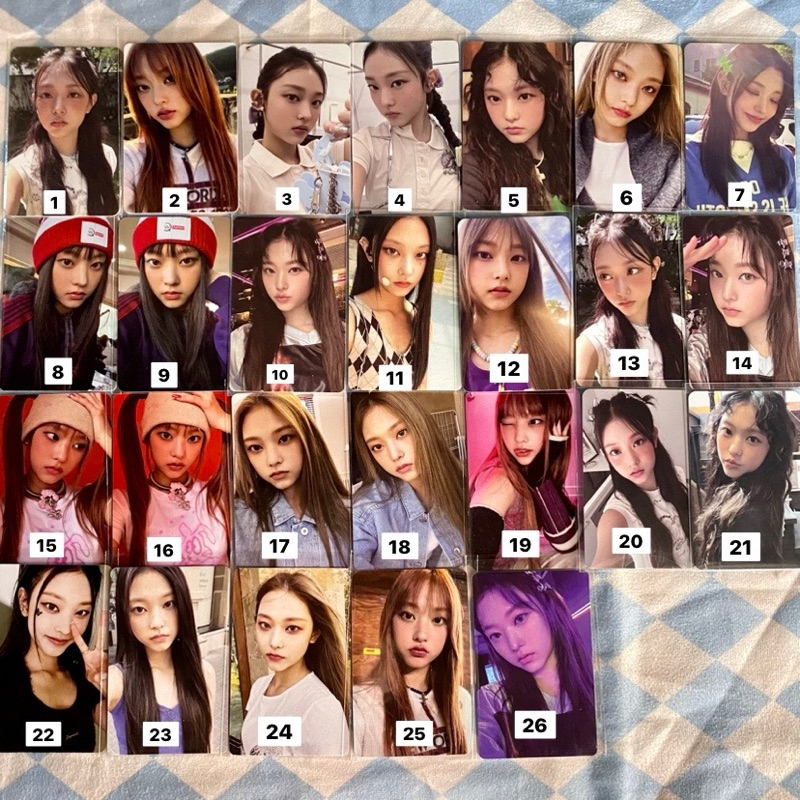 PHOTOCARD HAERIN NEWJEANS OFFICIAL