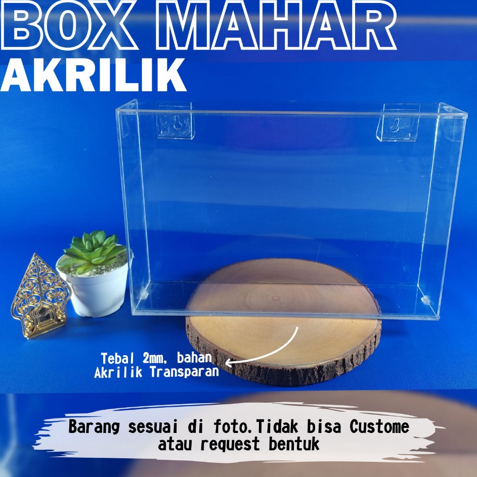 

Diskon Kilat BOX KOTAK BINGKAI MAHAR SESERAHAN ORGANIZER TUTUP SLIDING AKRILIK