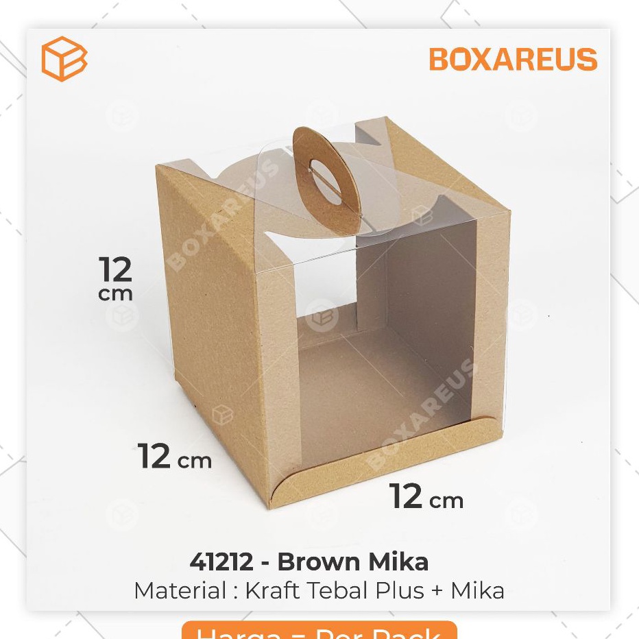 

Sale Diskon Kotak Kue Cake Box Kemasan Packaging Mini Cake Gift Box 41212 2pcs