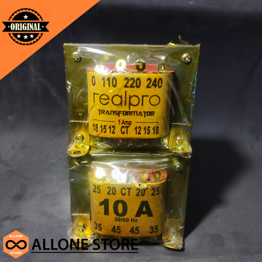 TRAFO/TRAVO 10A CT 45 REALPRO TEMBAGA MURNI 10 Ampere CT 45V 10A CT 45 volt