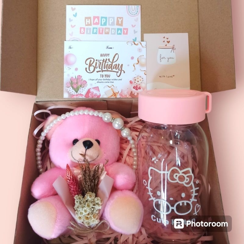 

Kado Hampers Hadiah Bingkisan Ulang Tahun Ultah Anak Perempuan Cewek Paud TK SD SMP SMA Boneka Murah Cantik Unik