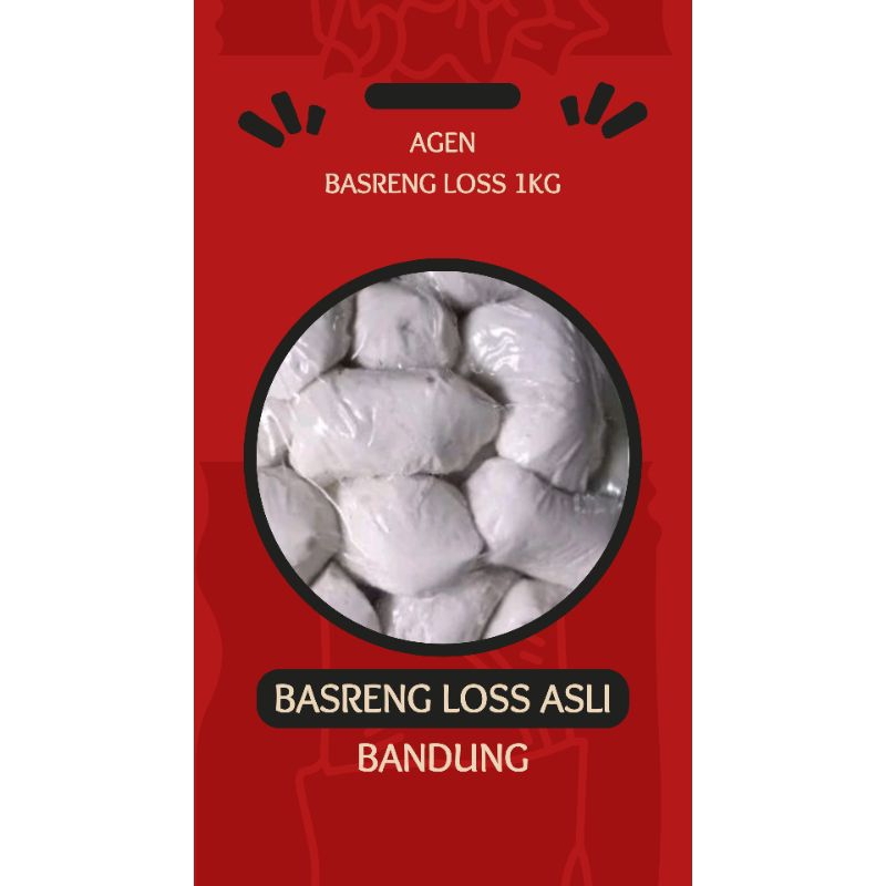 

MURAH | BASRENG IKAN ASLI BANDUNG LOSS 1KG | IKAN KRASA NAMPOL ENAG RENYAH GURIH