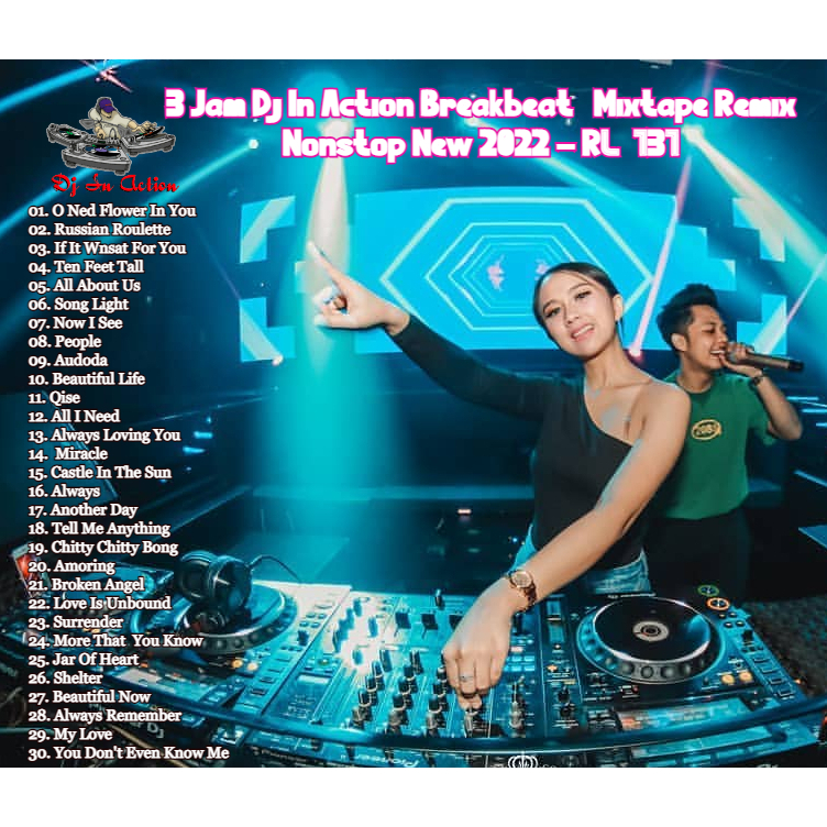 Cd Audio - Mp3 Dj In Action 3 Jam Breakbeat   Mixtape Remix Nonstop New 2022 - RL  131