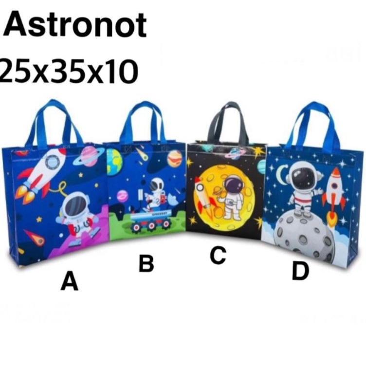 

Sale Murah 1 lusin TOTE BAG GOODIE BAG TAS ULANG TAHUN ANAK ASTRONOT Goodiebag tas souvenir ulang tahun anak tas karakter 25x35x1 Tas Souvenir Ulang Tahun Anak Goodiebag Motif Kartun Premium