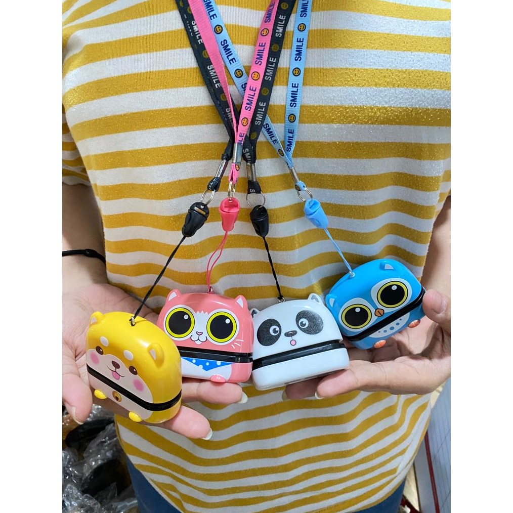 

ART L4R LANGSUNG JADI Cute Stamp Custom stamp gantungan tali stempel nama Karakter