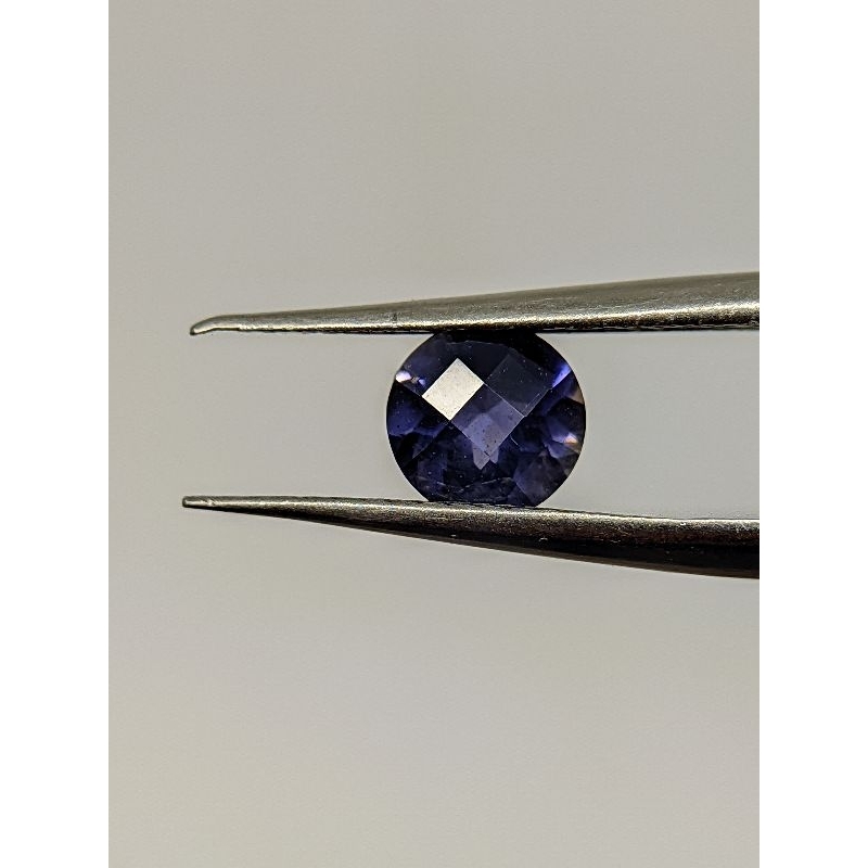 Lose Stone Natural IOLITE voletish Blue 5x5x3mm Round mixed cut with memo lab AVIANNOOR